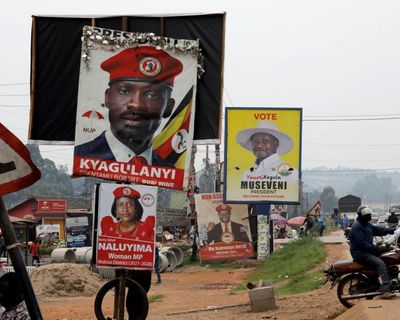 Opposition candidate Bobi Wine claims ‘massive ballot stuffing’ as Uganda goes to polls