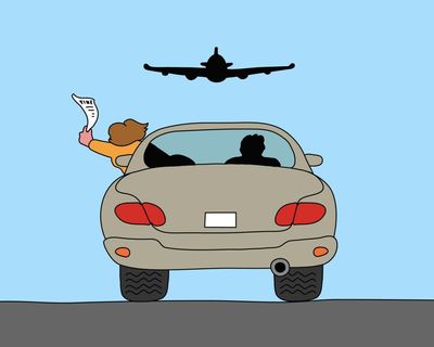 You be the judge: should my daughter pay the fine we incurred dropping her at the airport?