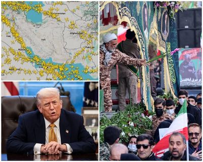 Iran shuts airspace and UK closes embassy in Tehran as Trump weighs military action
