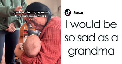 Woman’s “Gentle Reminder” For Grandma To Not Kiss Her Baby Goes Viral With 11M Views, And The Internet Has Opinions