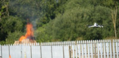 Growing up alongside deadly fires inspired me to study them – and fight flames with swarms of drones