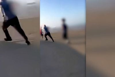 Footage of electrician Alexander Cashford allegedly being attacked with glass bottle shown in murder trial