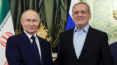 Russia remains mostly silent on Iran protests as military cooperation continues