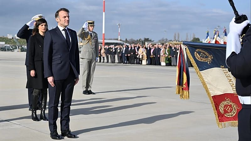 'To remain free, one must be feared': Macron says of France’s defence priorities