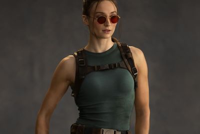 First image revealed of actress Sophie Turner as Tomb Raider’s Lara Croft