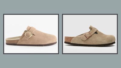 I had to double take when I saw these £38 shoes – they’re nearly identical to Birkenstock clogs