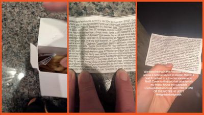 Puzzled shopper finds ‘schizophrenic’ note in Goodles pasta box, the message is cropping up everywhere but nobody knows what it means