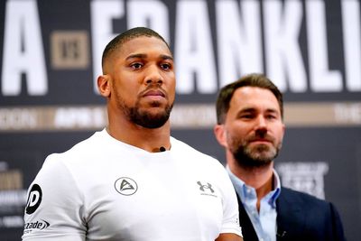 Eddie Hearn praises ‘inspiring’ Anthony Joshua after return to gym following fatal car crash