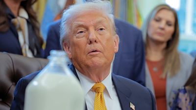 Donald Trump falls asleep during yet another White House meeting. But this time, it was ‘lucky’