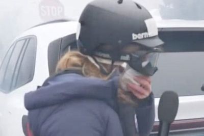 Sky reporter overcome by tear gas while reporting on ICE protests