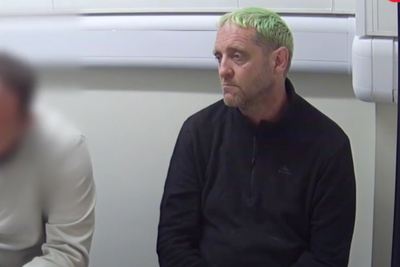 Moment killer dad who murdered wife and used child in chilling cover-up is arrested