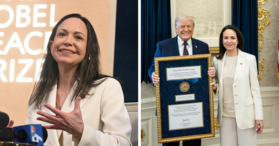 Nobel Committee Breaks Silence After Peace Prize Recipient Gifts Her Medal To Trump
