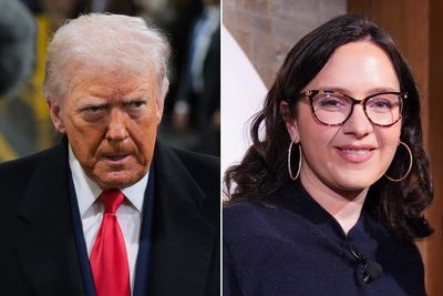 Cheek kisses between Bari Weiss and Donald Trump following ‘60 Minutes’ interview rankle CBS staff