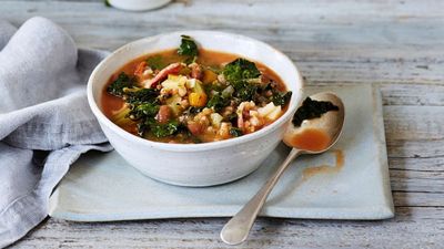Packed With Winter Veg, Pulses, and Grains, This Filling and Flavorsome Soup is Pure Goodness in a Bowl
