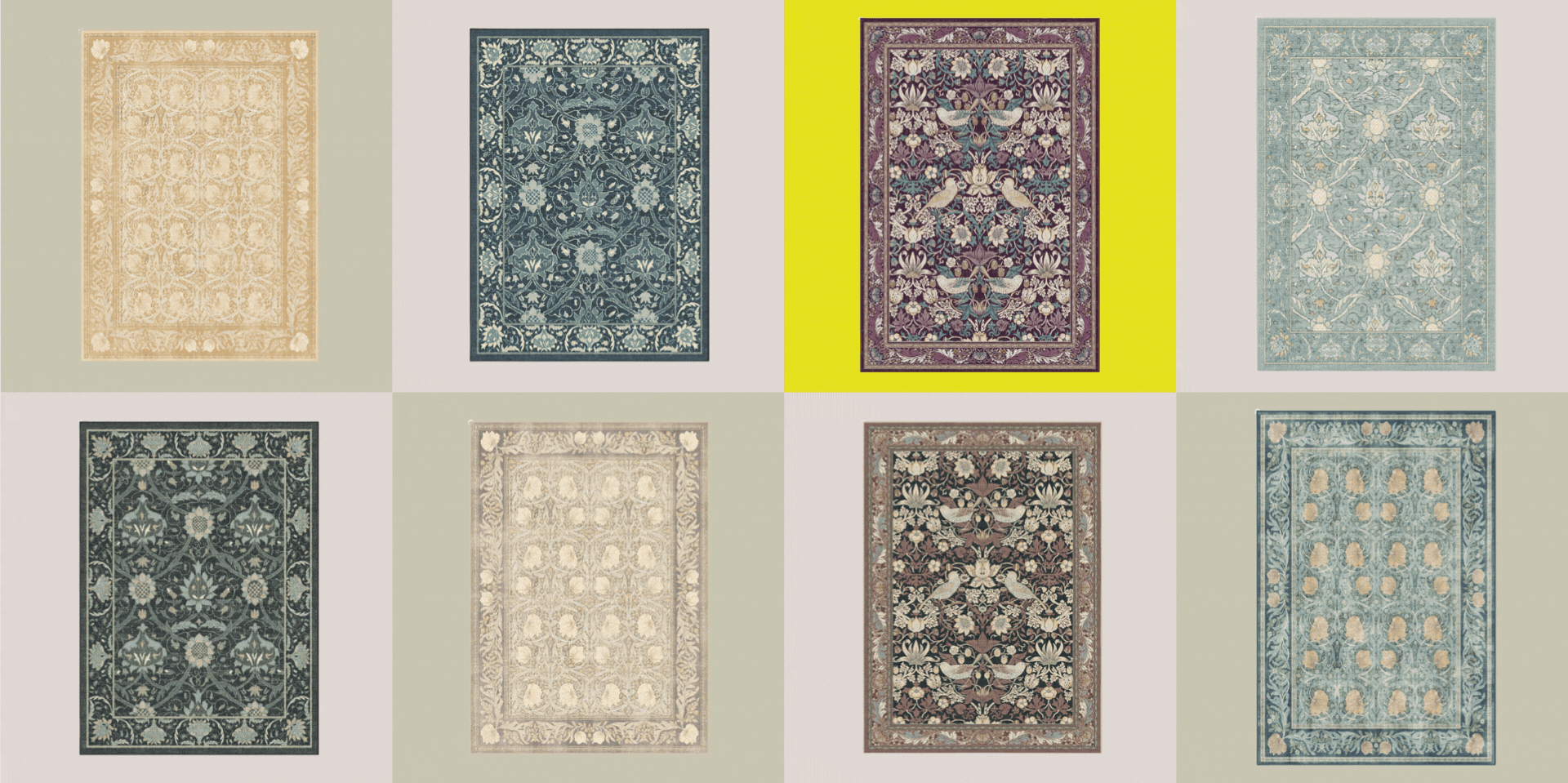 Psst — Ruggable Has Quietly Added New Morris & Co. Rug Designs to Its Collection, and They Hit on the Coolest Colors Right Now, Perfectly