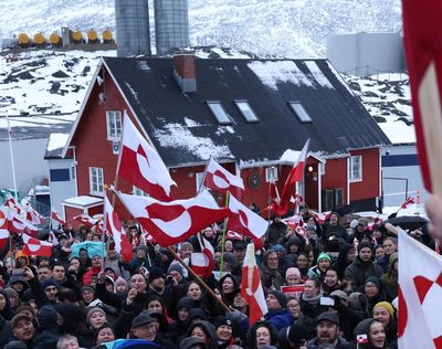 Hundreds march in Greenland to support Arctic island in the face of Trump's threats to take it over