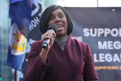 Kemi Badenoch joins protesters calling for Government to stop China mega-embassy