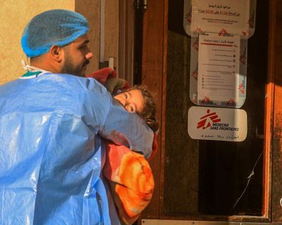 Newborn baby becomes eighth to die of hypothermia in Gaza this winter