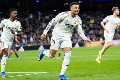 Kylian Mbappe scores penalty as crisis-hit Real Madrid beat Levante