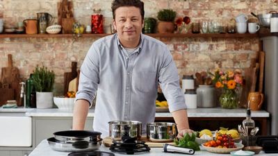 I've been into Jamie Oliver's kitchen - here are the pans he actually cooks with