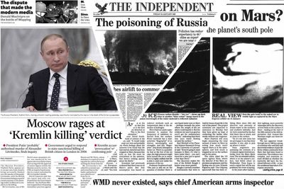 This Week in History: From poisoned Russians to life on Mars?