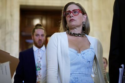 Kyrsten Sinema panel interrupted by men who say they’re having an affair with her amid fresh lawsuit