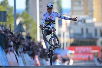 UCI Cyclo-cross World Cup Benidorm: Mathieu van der Poel devastates opposition with stunning solo long-distance attack
