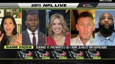 Patriots Immediately Roasted ESPN ‘NFL Live’ Team With Two Words After Beating Texans