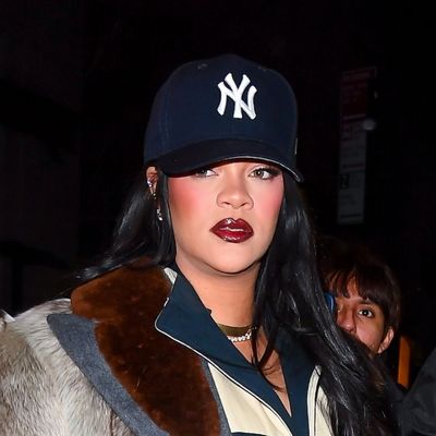 Rihanna Layers Her $18,000 Prada Fur Coat With a Track Jacket for the Perfect High-Low Combo