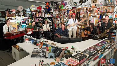 "I was literally dumbfounded and shocked that it had happened":John Fogerty sprinkles rock'n'roll magic with songs and stories at intimate Tiny Desk Concert