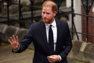 Prince Harry arrives at High Court for start of phone hacking trial against Daily Mail publisher