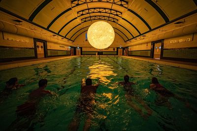Immersive Sun installation lights up Bristol swimming pool