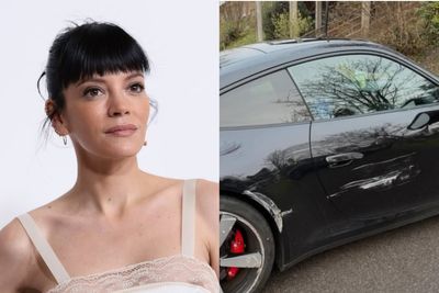 Lily Allen ‘happy to be alive’ after truck ran her ‘off the road’
