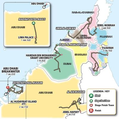 UAE Tour route features two summit finishes and an individual time trial as Remco Evenepoel and Jonas Vingegaard expected to battle in 2026