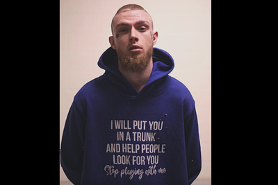 Man wanted in connection with 37-year-old woman’s death was arrested wearing ‘I will put you in a trunk’ sweatshirt