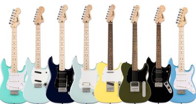 Squier unveils huge expansion of its Sonic Series, offering super-affordable, beginner and child-friendly versions of classic Fender electric guitars and basses