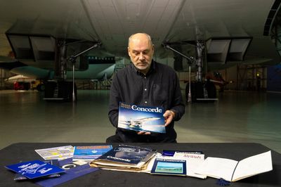 Passenger on first BA Concorde flight donates mementoes to museum