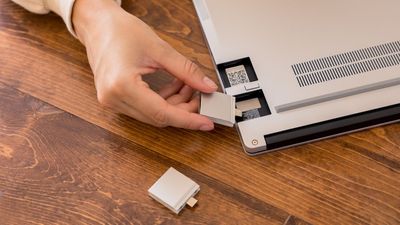 The DockFrame is a USB-C hub compatible with Framework's modular, hot swappable kit so you always have just what you need