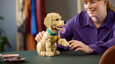 10 Photos of the New LEGO Icons Golden Retriever Puppy That Will Melt Your Heart