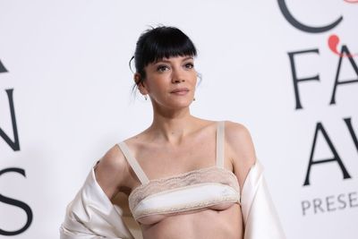 Lily Allen involved in car accident as truck forces her off the road