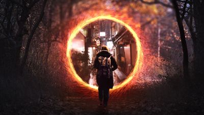 Watch: Man Disappears After Opening Portal To Land With Two Suns — Video Goes Viral