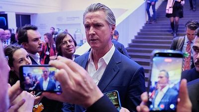 California governor urges Europe to grow 'backbone' and 'punch' back at Trump