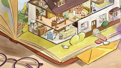 This indie game turns watercolour art into playable puzzle spaces