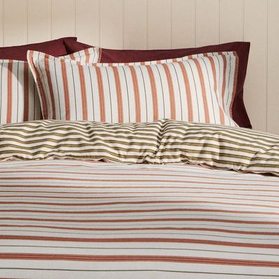 I've fallen in love with this striped M&S brushed cotton bedding set – cosy, comforting, and under £16, no wonder it's flying off the shelves