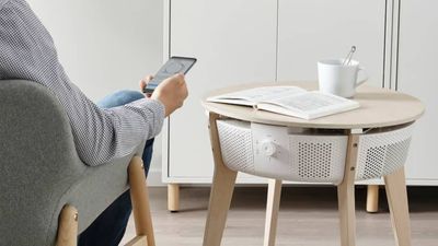 IKEA’s new 2-in-1 air purifier is a smart table and storage solution in one – and the price is seriously affordable