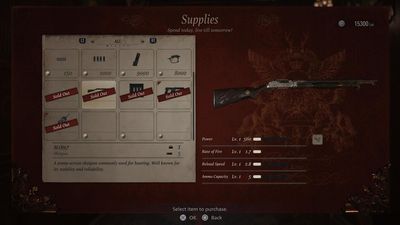 Resident Evil Village infinite ammo guide — how to upgrade weapons to unlimited rounds at the Extra Content Shop