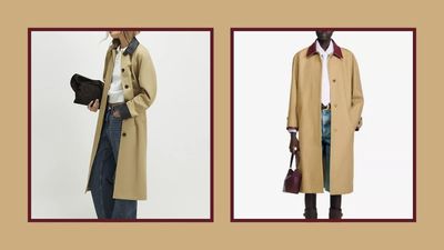 All this rain means Sandro’s leather-trimmed trench has never been more of a must-have – and I've found a budget-friendly high-street alternative