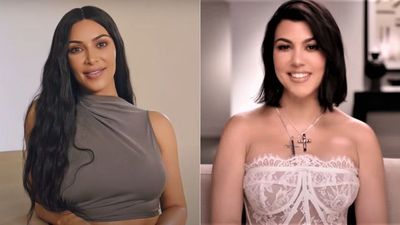 Kim Kardashian Was Asked About Being 'Petty' And Outed Her Sister Kourtney For One Cringe Moment