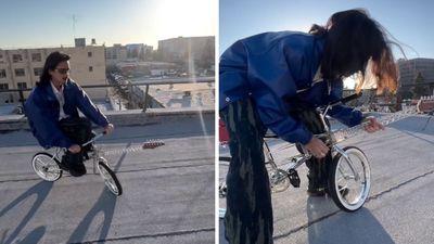 “Yo, is that a bike or a guitar?”: Brian May-approved Mexican guitar builders, Olmos Guitarras, team up with fast-rising LA band for a shreddable bike