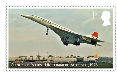 New stamps mark 50th anniversary of first commercial Concorde flights